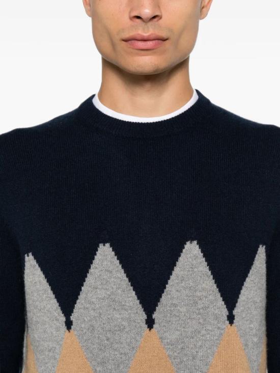 26FW 발렌타인 스웨터 B2P000 7K0A8 93562 NAVY BLUE - BALLANTYNE