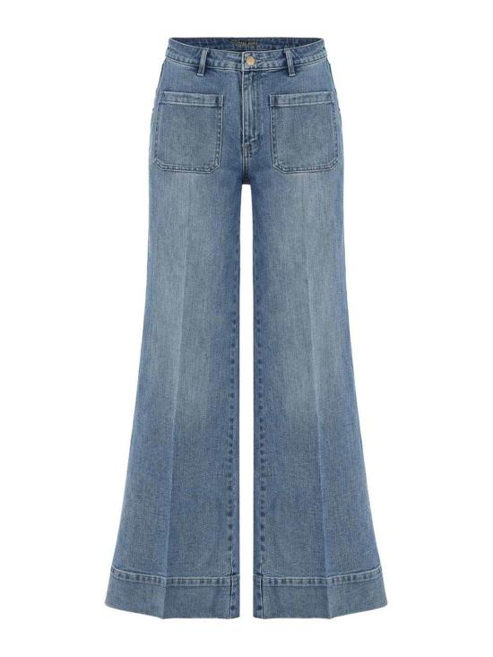 26SS 마이클 코어스 플레어 팬츠 MS6909IEB1908HORIZONWASH Blue