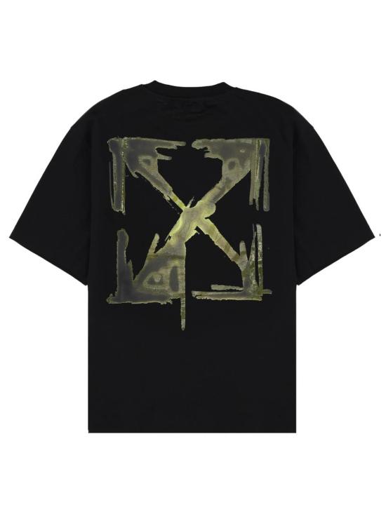 26SS 오프화이트 반팔 티셔츠 44MAA120S26J002001 BLACK - OFF WHITE