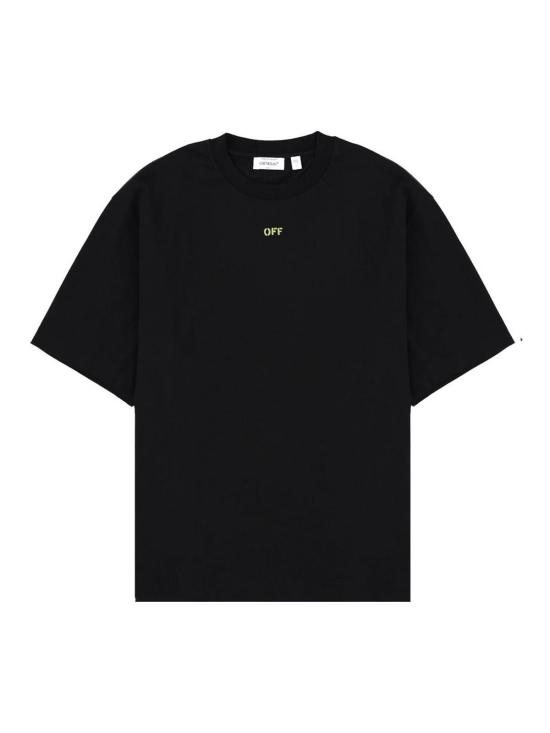 26SS 오프화이트 반팔 티셔츠 44MAA120S26J002001 BLACK