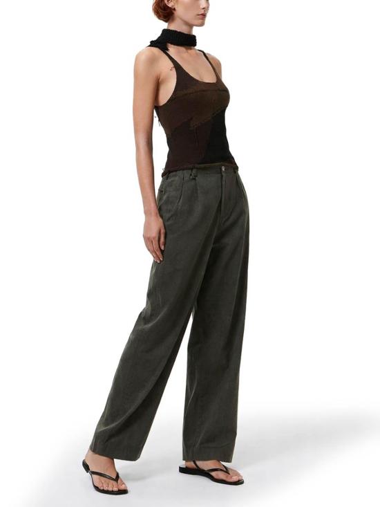 26SS 아워레가시 민소매 티셔츠 W2263SOCAMOCOTTONRAFIA BROWN - OUR LEGACY