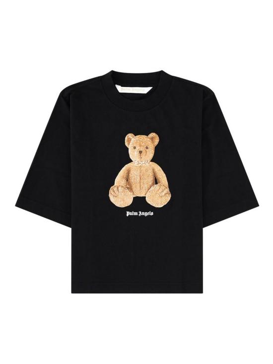 26SS 팜앤젤스 반팔 티셔츠 PWAA079S26JER0061060 BLACK