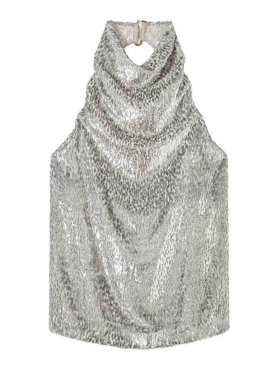 26SS 스텔라 맥카트니 민소매 티셔츠 6T02703HJ3038000 SILVER