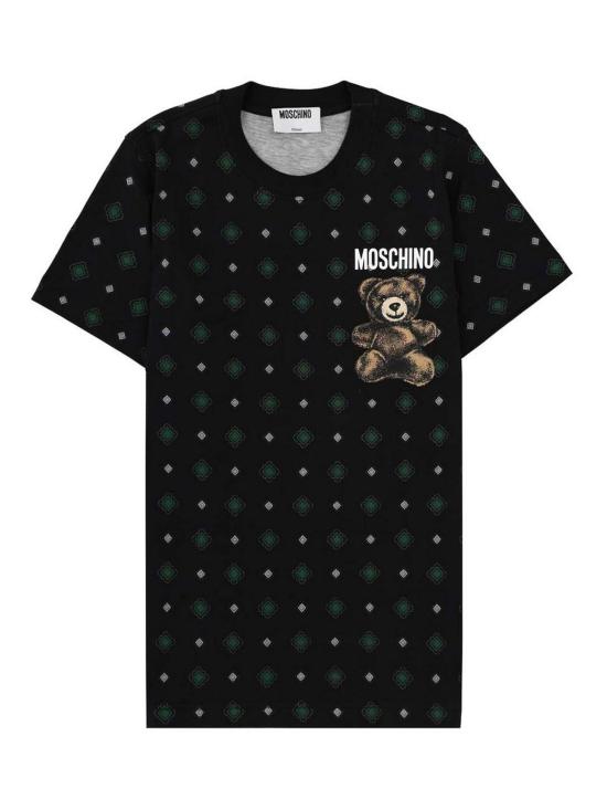 26SS 모스키노 반팔 티셔츠 71605412555 BLACK