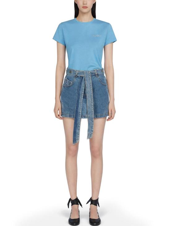 26SS 디 아티코 숏 원피스 260WCR00154DDD116AA024 Denim - THE ATTICO