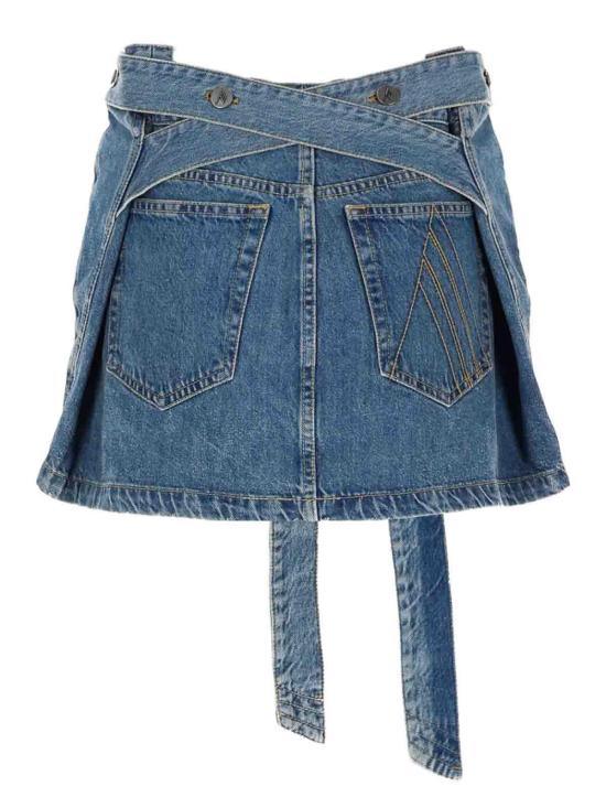 26SS 디 아티코 숏 원피스 260WCR00154DDD116AA024 Denim - THE ATTICO