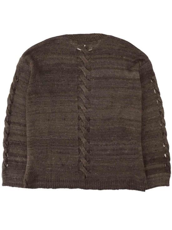26SS 아워레가시 스웨터 M2263PWWATHEREDEARTHHANDSPUNSILK BROWN - OUR LEGACY