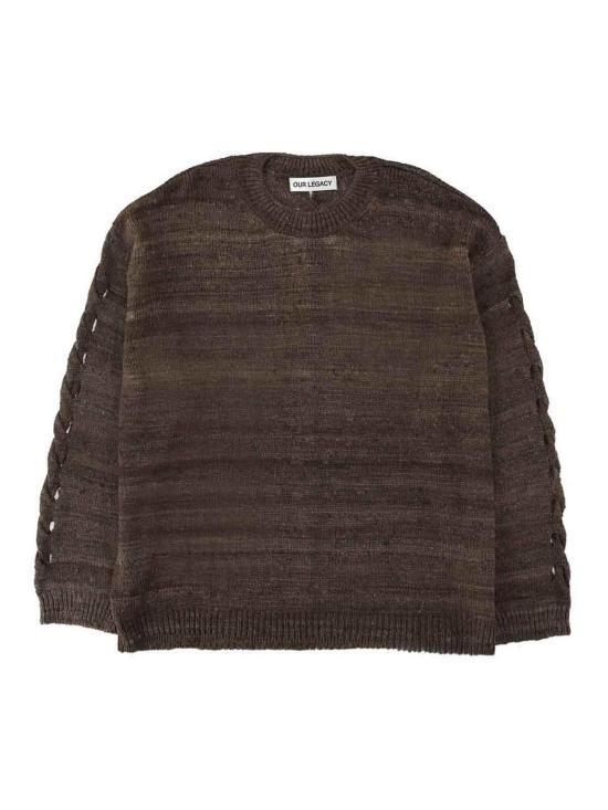 26SS 아워레가시 스웨터 M2263PWWATHEREDEARTHHANDSPUNSILK BROWN