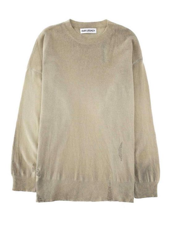 26SS 아워레가시 스웨터 M2263SMMOSSSPRAYDYECHERUBWOOL BEIGE