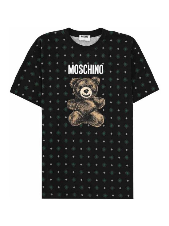 26SS 모스키노 반팔 티셔츠 71505412555 BLACK