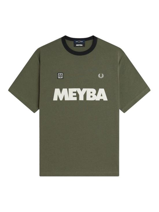 26SS 프레드페리 반팔 티셔츠 FPSM216358X21 GREEN