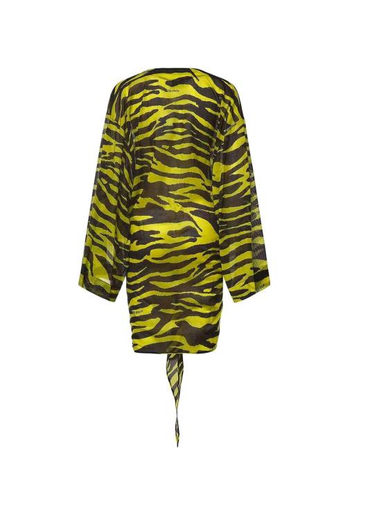  디 아티코 숏팬츠 260WCA00404CCC134PR166 Yellow - THE ATTICO
