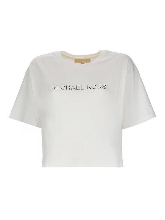 26SS 마이클 코어스 반팔 티셔츠 MR651Z797J100WHITE
