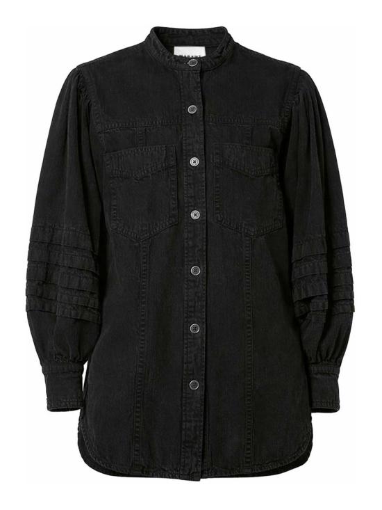 26SS 이자벨마랑에뚜왈 셔츠 CH0298FAD1H04E02FK BLACK