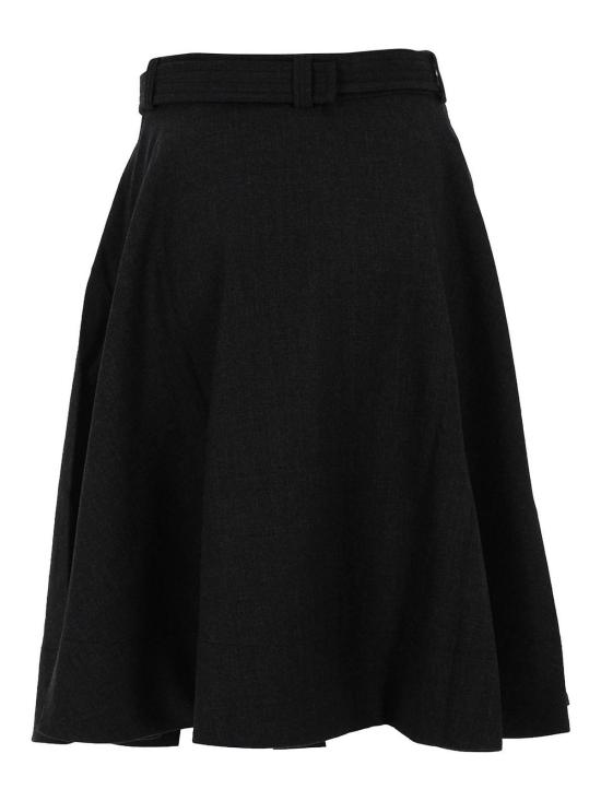 26SS 가니 미디 스커트 A1090068252 BLACK - GANNI