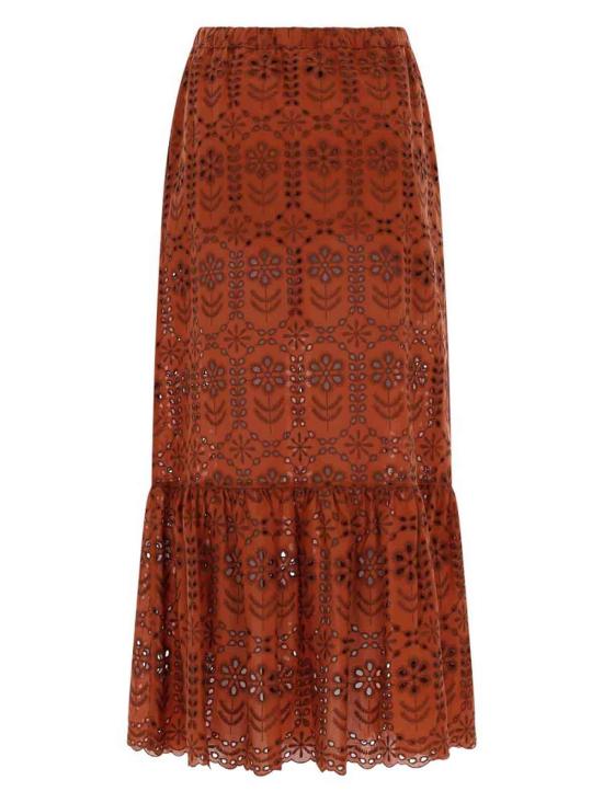 26SS PS 바이 폴스미스 롱 스커트 W2R305SV3144265 BROWN - PS BY PAUL SMITH