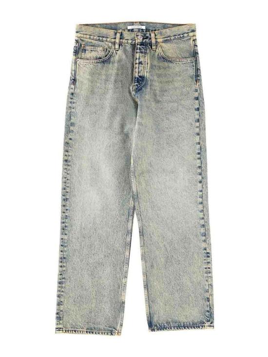 26SS 선플라워 이지 와이드 린넨 팬츠 51532753 Denim