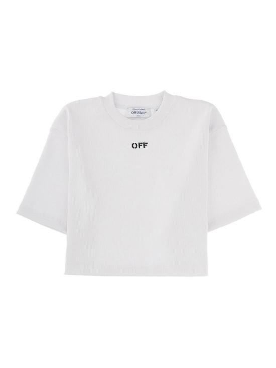26SS 오프화이트 반팔 티셔츠 2AA081C99JER004W102 WHITE