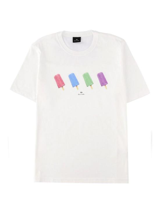 26SS PS 바이 폴스미스 반팔 티셔츠 M2R011RVP578001 WHITE