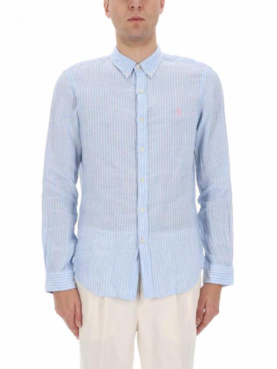 26SS 폴로 랄프로렌 셔츠 710B156470037188BBLUEWHITE - POLO RALPH LAUREN