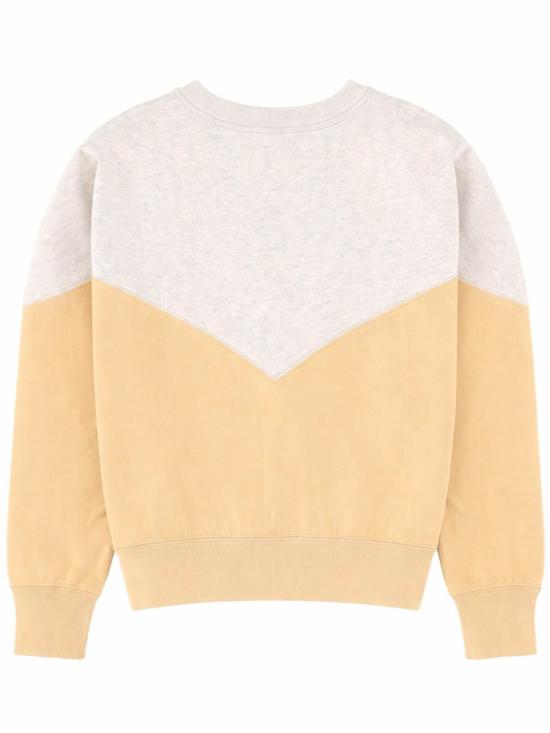 26SS 이자벨마랑에뚜왈 휴스턴 투톤 마랑 스웨트셔츠 SW0006FAA1M08E10LC BEIGE - ISABEL MARANT ETOILE