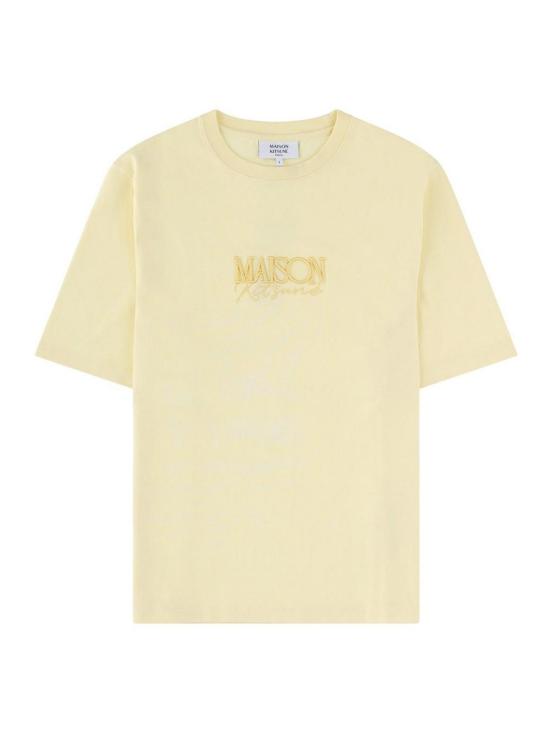 26SS 메종키츠네 반팔 티셔츠 QW00110KJ01190424 YELLOW