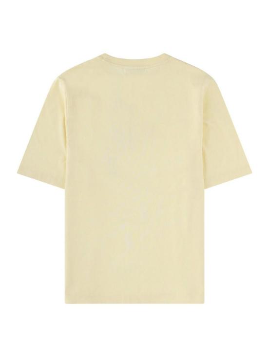 26SS 메종키츠네 반팔 티셔츠 QW00110KJ01190424 YELLOW - MAISON KITSUNE