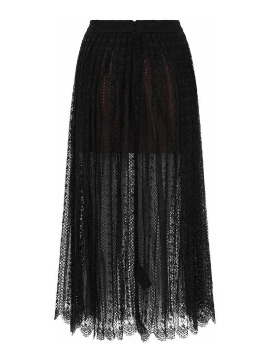 26SS 셀프 포트레이트 롱 스커트 RS26172MSKBBLACK - SELF PORTRAIT