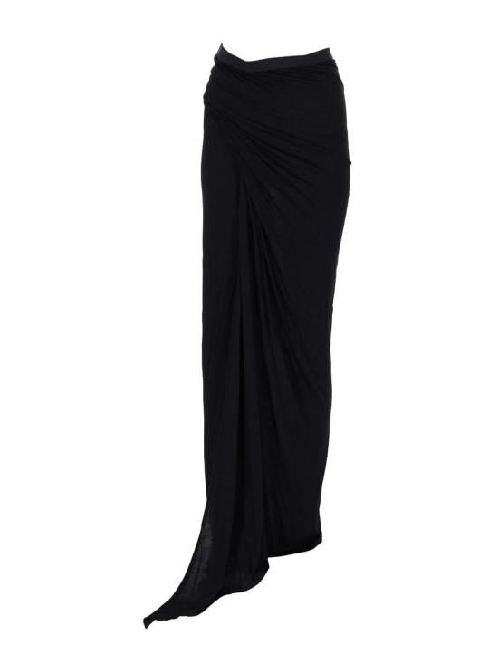 26SS 릭 오웬스 롱 스커트 LI01F7324RV09 BLACK