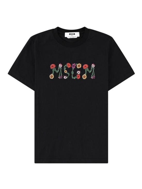 26SS 엠에스지엠 반팔 티셔츠 4041MDM124N26700299 BLACK