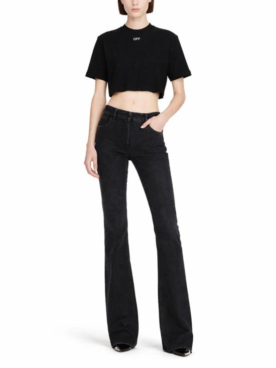 26SS 오프화이트 반팔 티셔츠 2AA081C99JER004W003 BLACK - OFF WHITE