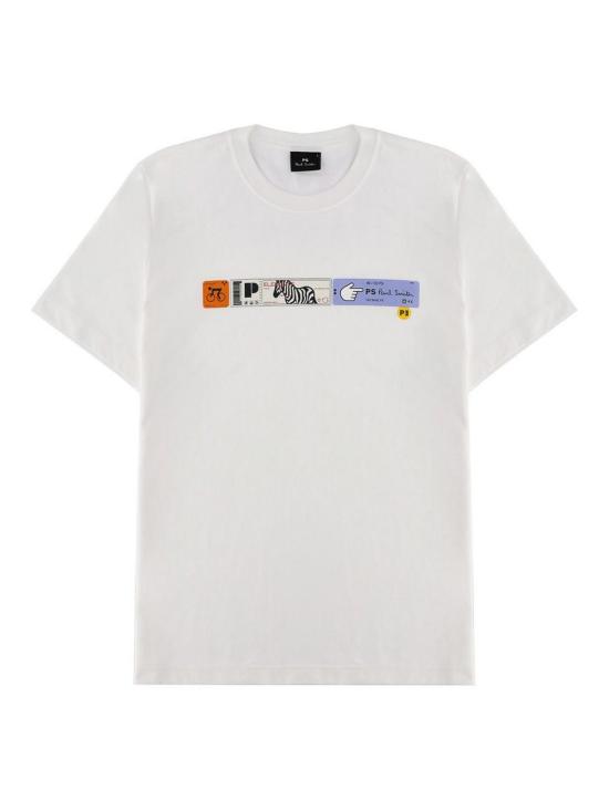 26SS PS 바이 폴스미스 반팔 티셔츠 M2R011RVP579701 WHITE