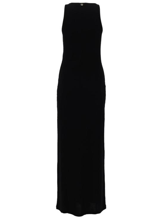 26SS 파코라반 롱 원피스 26EJRO309CO0530P001 Black - PACO RABANNE