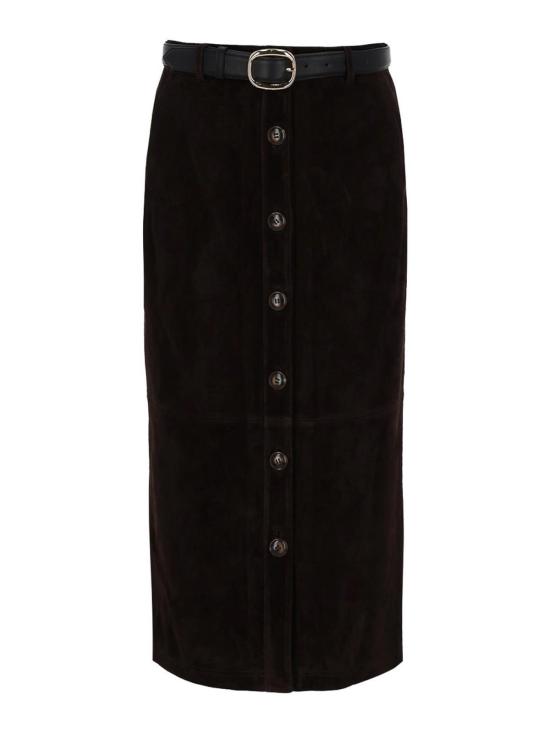 26SS 셀프 포트레이트 롱 스커트 RS26091MSKBRBROWN