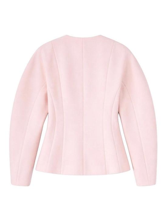 26SS 가니 울 싱글 블레이저 A1020034363 NUDE NEUTRALS - GANNI