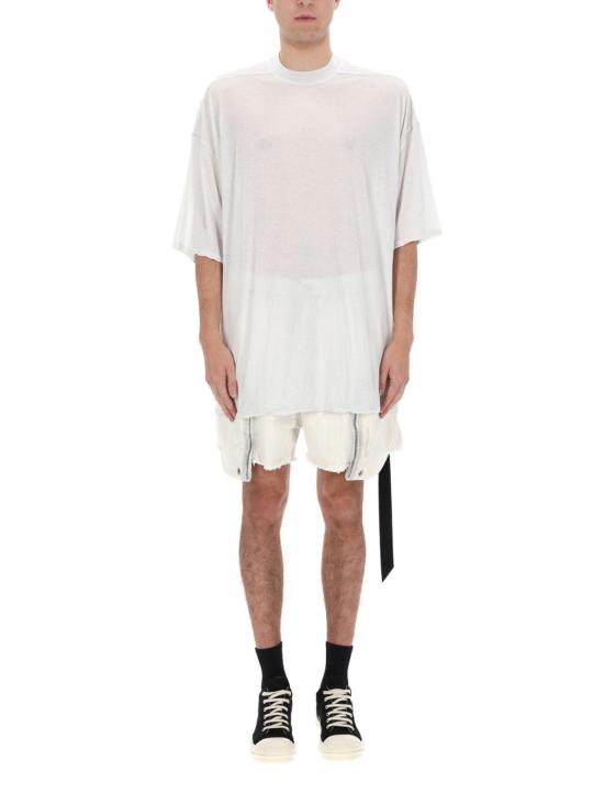 26SS 릭 오웬스 반팔 티셔츠 DU01F4259BH51 WHITE - RICK OWENS