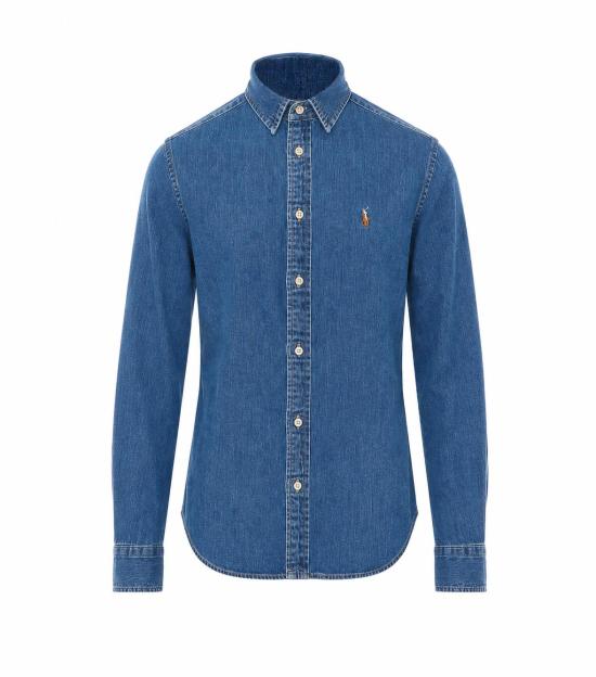26FW 폴로 랄프로렌 데님 셔츠 211969458001 MERCED WASH BLUE