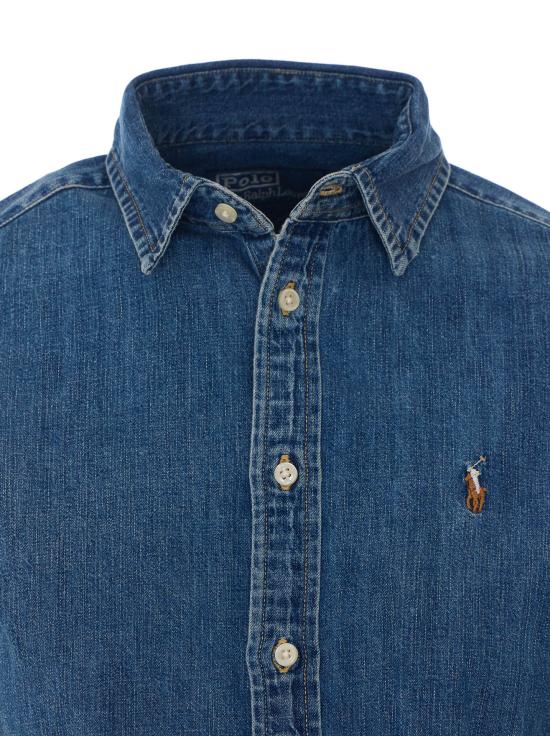 26FW 폴로 랄프로렌 데님 셔츠 211969458001 MERCED WASH BLUE - POLO RALPH LAUREN