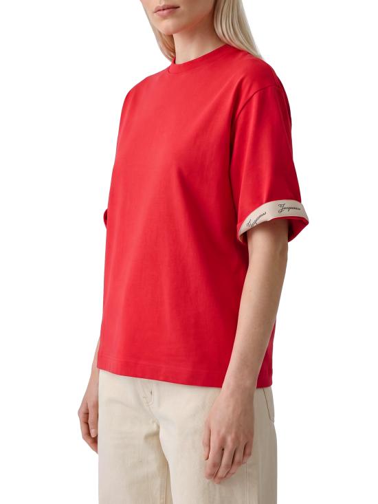 26FW 자크뮈스 반팔 티셔츠 TSW00588 RED - JACQUEMUS