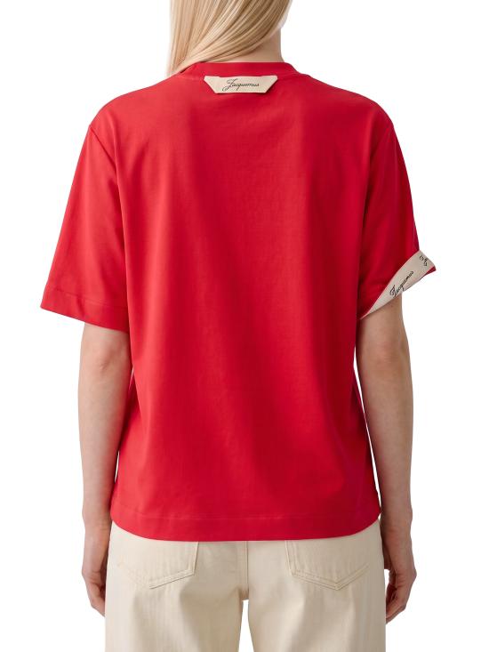 26FW 자크뮈스 반팔 티셔츠 TSW00588 RED - JACQUEMUS
