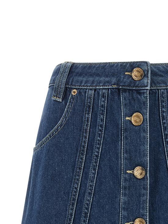 26FW 팜 리오 데님 스커트 374736L0034 Blue - FARM RIO