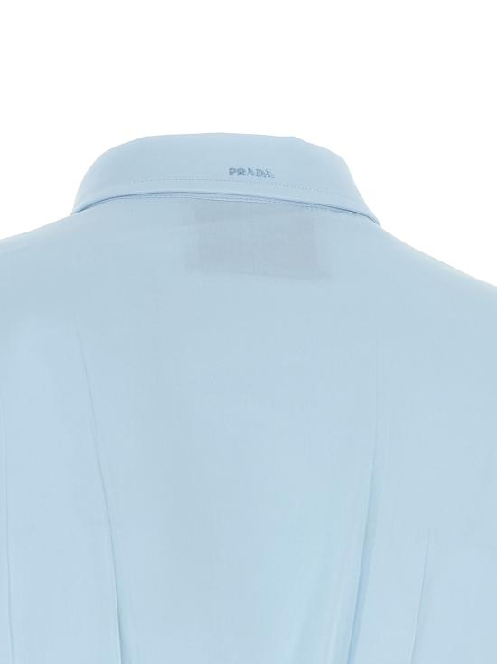 26FW 프라다 미디 원피스 P3T45RSOOO126LF0012 Light Blue - PRADA