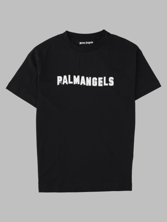 26FW 팜앤젤스 반팔 티셔츠 PAMAA001JR018 1003 BLACK