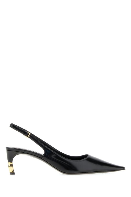 26FW 구찌 카스텔로 레더 슬링백 펌프스 875395AAE5J 1000 BLACK