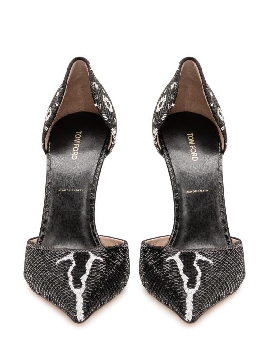 26FW 톰포드 힐/펌프스 W3956ISA081N NWH BLACK WHITE - TOMFORD