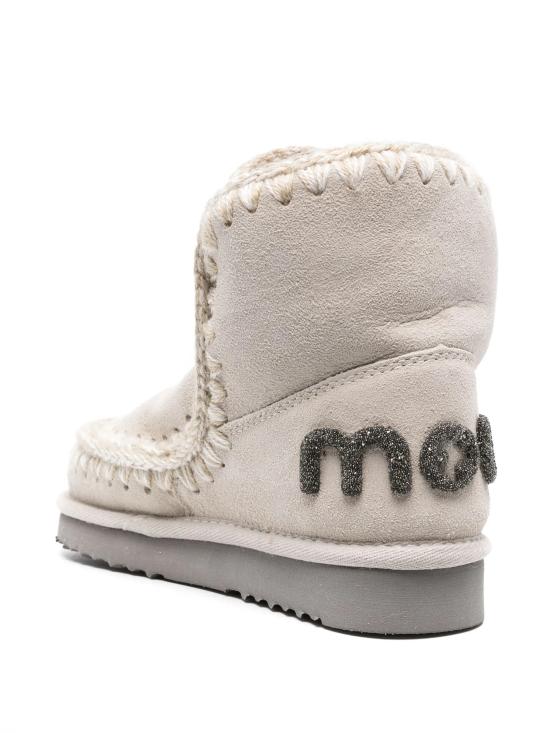 26FW 모우 에스키모 18 글리터 로고 부츠 101050A CHLK CHALK - MOU