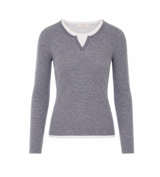 26FW 엘레 스웨터 0030 GRIGIO GREY