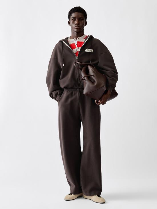 26FW 자크뮈스 스트레이트 팬츠 PAU00286AJ00325 881 Dark brown - JACQUEMUS