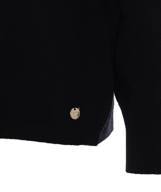 26FW 리우조 스웨터 WF6392MA52S 22222 BLACK - LIU JO