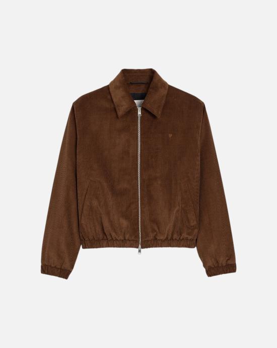  아미 울 아미 드 꾀흐 패딩 재킷 울 아미 드 꾀흐 패딩 재킷 HJK830 CO0089 2221 CHOCOLATE BROWN